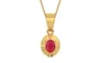 Gold Ruby Pendant Prime Quality (P11)