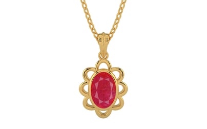 Gold Ruby Pendant Prime Quality (P3)