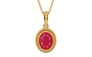 Gold Ruby Pendant Prime Quality (P7)