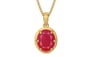 Gold Ruby Pendant Prime Quality (P8)