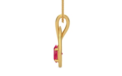 Gold Ruby Pendant Prime Quality (P9)