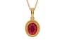 Gold Ruby Pendant Rare Quality (P7)