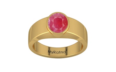 Gold Ruby Ring Fine Quality (R10)
