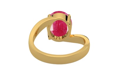 Gold Ruby Ring Fine Quality (R2)