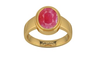 Gold Ruby Ring Fine Quality (R3)