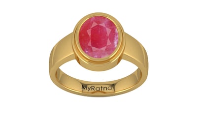 Gold Ruby Ring Fine Quality (R3)
