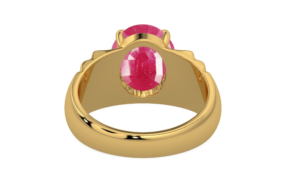 Gold Ruby Ring Fine Quality (R4)