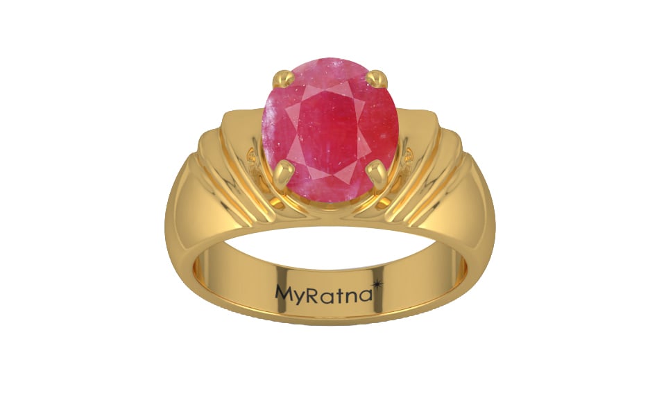 Gold Ruby Ring Fine Quality (R4)