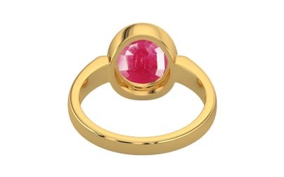 Gold Ruby Ring Fine Quality (R6)