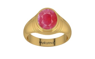 Gold Ruby Ring Fine Quality (R7)