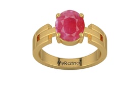 Gold Ruby Ring Fine Quality (R8)