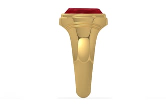 Gold Ruby Ring Limited Quality (R7)