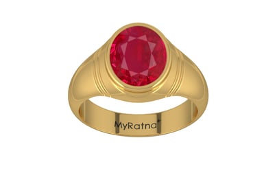Gold Ruby Ring Limited Quality (R7)