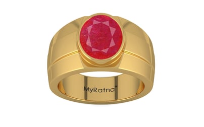 Gold Ruby Ring Prime Quality (R1)