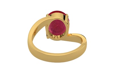 Gold Ruby Ring Prime Quality (R2)