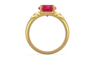 Gold Ruby Ring Prime Quality (R4)