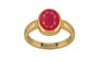 Gold Ruby Ring Prime Quality (R6)