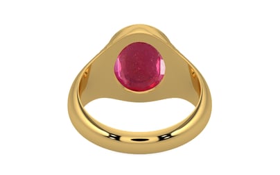 Gold Ruby Ring Prime Quality (R7)