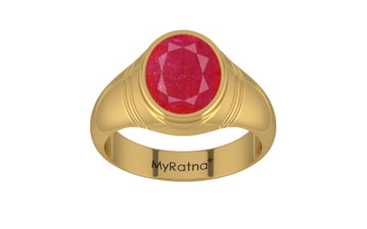 Gold Ruby Ring Prime Quality (R7)