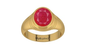 Gold Ruby Ring Prime Quality (R7)