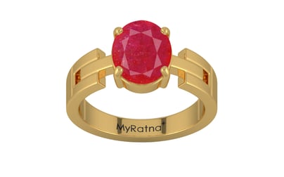 Gold Ruby Ring Prime Quality (R8)