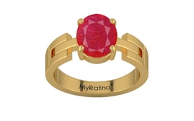 Gold Ruby Ring Prime Quality (R8)