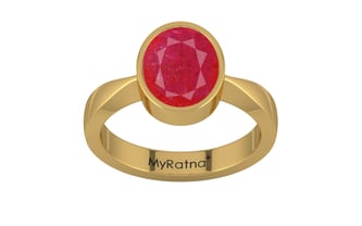 Gold Ruby Ring Prime Quality (R9)