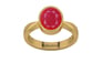 Gold Ruby Ring Prime Quality (R9)