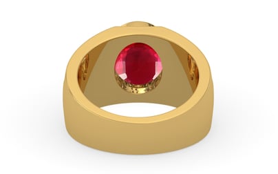 Gold Ruby Ring Rare Quality (R1)