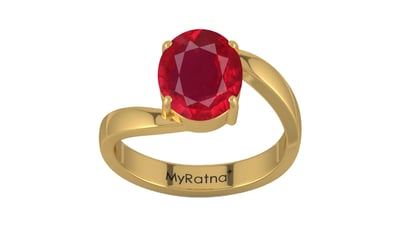 Gold Ruby Ring Rare Quality (R2)