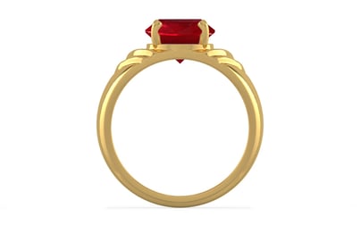 Gold Ruby Ring Rare Quality (R4)