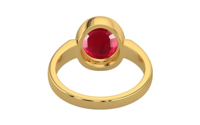 Gold Ruby Ring Rare Quality (R6)