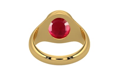 Gold Ruby Ring Rare Quality (R7)