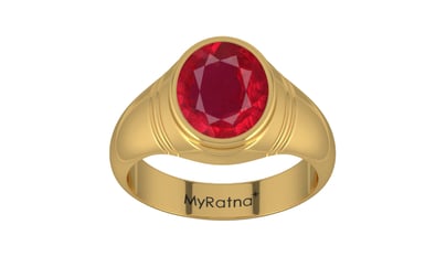 Gold Ruby Ring Rare Quality (R7)