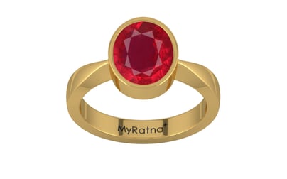 Gold Ruby Ring Rare Quality (R9)