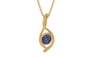 Gold Thailand Blue Sapphire Pendant Fine Quality (P1)