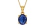 Gold Thailand Blue Sapphire Pendant Limited Quality (P10)