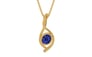 Gold Thailand Blue Sapphire Pendant Prime Quality (P1)