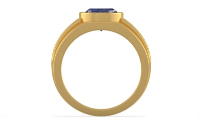 Gold Thailand Blue Sapphire Ring Fine Quality (R1)