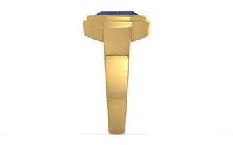 Gold Thailand Blue Sapphire Ring Fine Quality (R3)