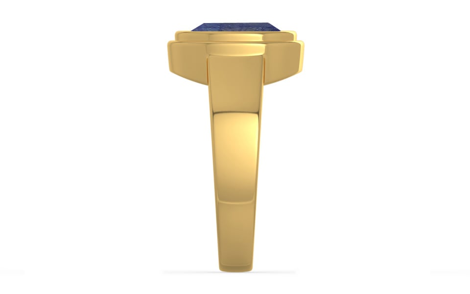 Gold Thailand Blue Sapphire Ring Fine Quality (R3)