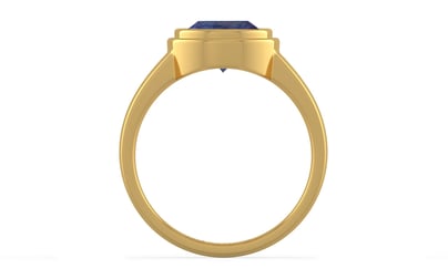 Gold Thailand Blue Sapphire Ring Fine Quality (R3)