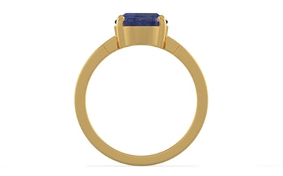 Gold Thailand Blue Sapphire Ring Fine Quality (R8)