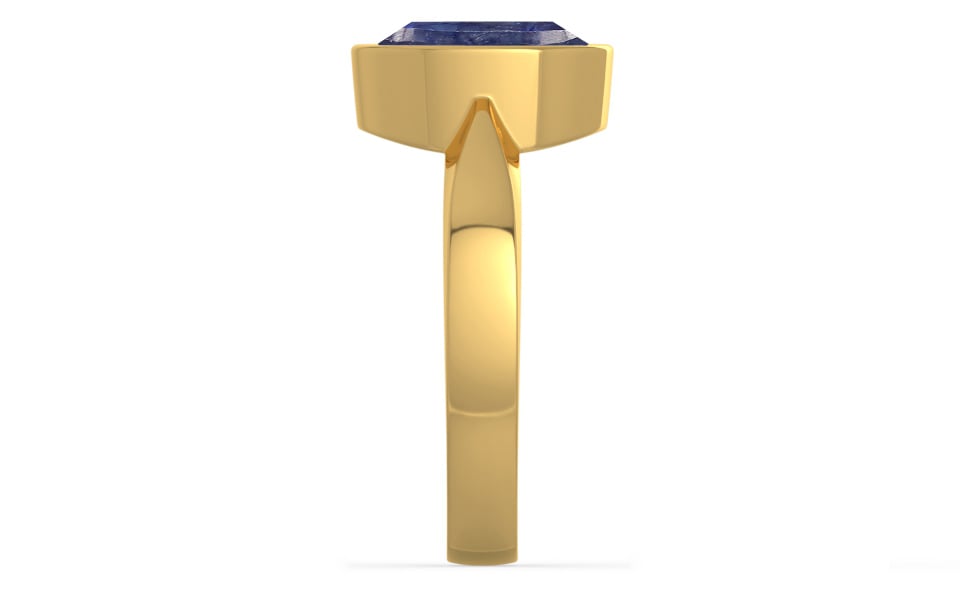 Gold Thailand Blue Sapphire Ring Fine Quality (R9)