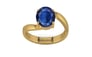 Gold Thailand Blue Sapphire Ring Limited Quality (R2)