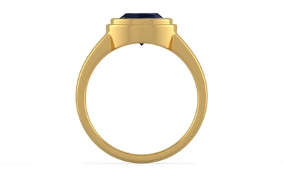 Gold Thailand Blue Sapphire Ring Limited Quality (R3)