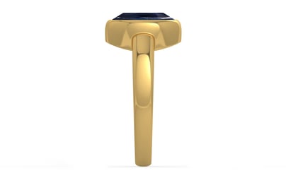 Gold Thailand Blue Sapphire Ring Limited Quality (R6)