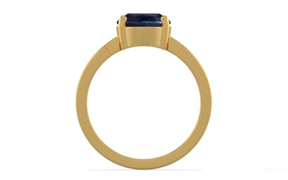Gold Thailand Blue Sapphire Ring Limited Quality (R8)