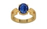Gold Thailand Blue Sapphire Ring Limited Quality (R8)