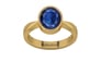 Gold Thailand Blue Sapphire Ring Limited Quality (R9)